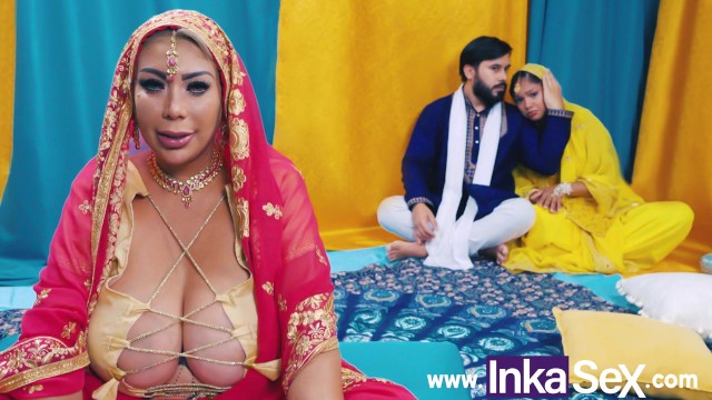 Inka Sex - Chudai Busty Indian Stepmother fucks her Stepdaughter's Boyfriend