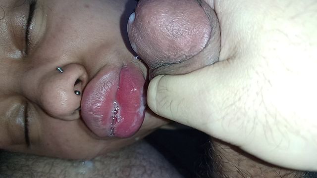 best blowjob on porn hub and face cum on the bitch's face and in big lips,lips sperm🍌🫦🥛🤗😵😋🤤🥛