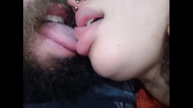 best kiss between couples who have a fetish for kissing and love to be watched with lust,handjob🍌😋